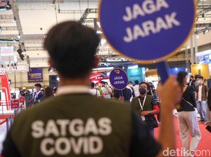 Kerja Keras Satgas COVID-19 di GIIAS 2021