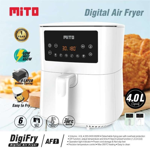 Mito Digital Air Fryer AF1 / foto : blibli.com/winjaya