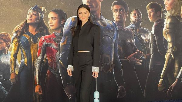 Raline Shah dan Gemma Chan Akrab di World Premiere Eternals