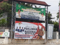 Baliho Hari Pahlawan Milik DPRD Kota Pasuruan yang Salah Tulis Sudah Diganti