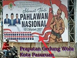 DPRD Kota Pasuruan Kecolongan hingga Baliho Hari Pahlawan Salah Tulis Viral