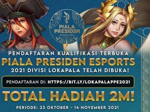 Pendaftaran Kualifikasi Piala Presiden Esports 2021: Lokapala Dibuka