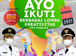 Ajak Warga Kreatif, Pemkot Tangerang Gelar Lomba Desain hingga Selawat