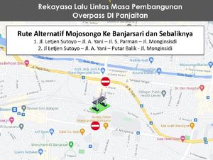 Info Lur! Jalan DI Panjaitan Solo Ditutup 6 Bulan untuk Proyek Overpass