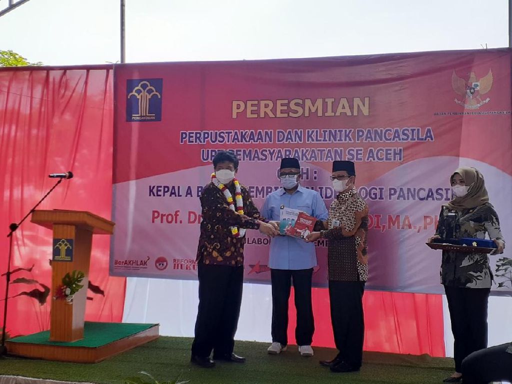 BPIP Resmikan Perpustakaan dan Klinik Pancasila di Lapas se-Aceh