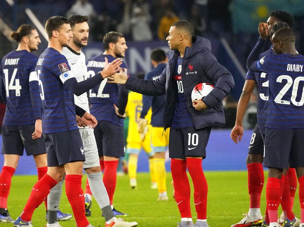 Prancis Lolos ke Piala Dunia 2022 dengan Gaya