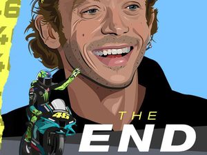 Hormat Suzuki untuk Valentino Rossi