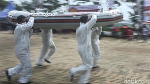 Momen PMI Gelar Simulasi Penanganan Bencana La Nina