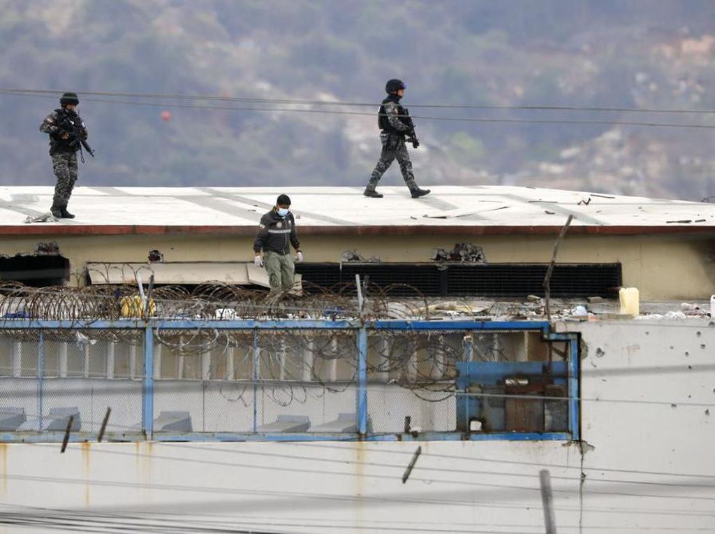 Horor Baku Tembak Geng Tewaskan Puluhan Napi di Penjara Ekuador
