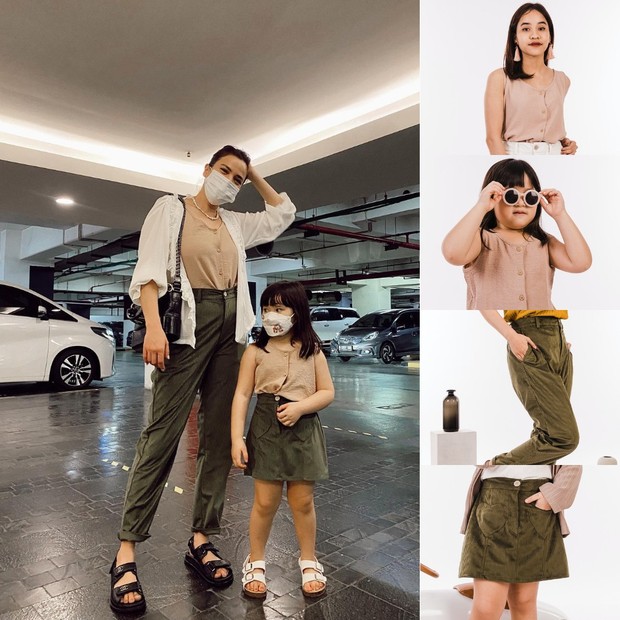 Alice Norin dan Alita Naora kompak pakai baju senada dari koleksi Fashion Today