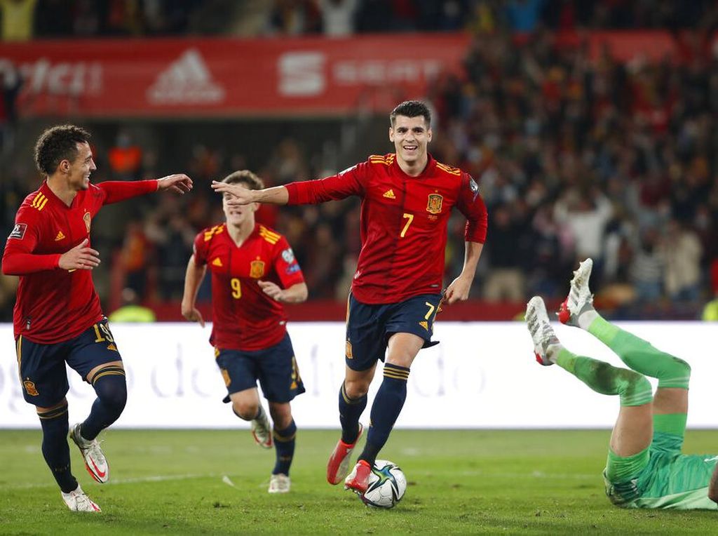 Spanyol Vs Swedia: Morata Kirim La Furia Roja ke Piala Dunia 2022