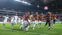 Serbia lolos ke Piala Dunia 2022 dengan status juara Grup A lewat raihan poin 20. Sementara Portugal harus menjalani laga play-off untuk merebut tiket ke Qatar. (Foto: Carlos Rodrigues/Getty Images)