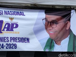 Elektabilitas Gubernur Anies di 3 Survei Pilpres Jelang Purnatugas