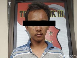 Pria di Surabaya Terciduk Congkel Kotak Amal Pakai Linggis