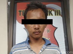 Pria di Surabaya Terciduk Congkel Kotak Amal Pakai Linggis