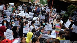 Pengungsi Afghanistan Kembali Geruduk Kantor UNHCR Jakpus