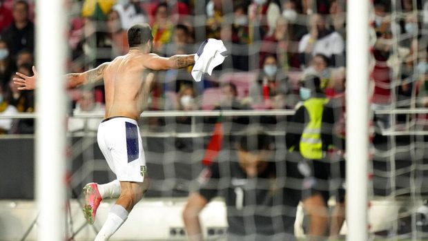 Portugal Vs Serbia di Kualifikasi Piala Dunia 2022. Portugal kalah 1-2