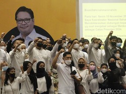 Ganjar Dilirik Golkar, Relawan: Tetap Airlangga Harus Jadi Presiden