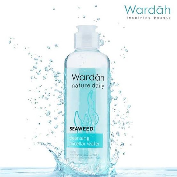 Wardah seaweed cleansing water / foto : shopee.co.id/wardahofficial