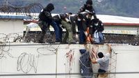 Baku Tembak Geng Narkoba Tewaskan 68 Napi di Penjara Ekuador