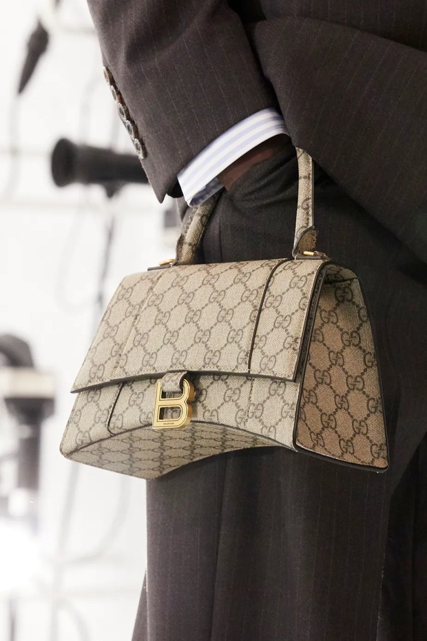 Gucci x Balenciaga the hourglass bag/