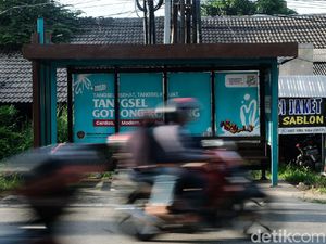 Halte di Pamulang Tangsel Sudah Ditata, Tolong Dirawat Ya!