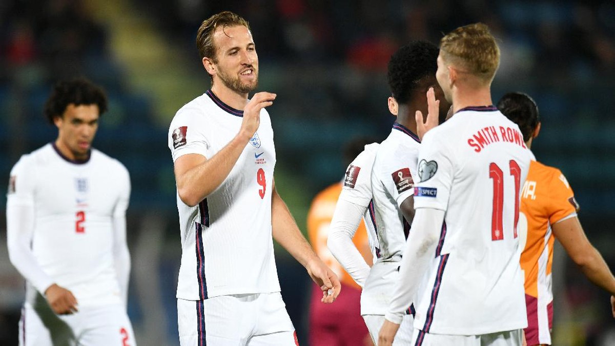 Timnas Inggris berada di Grup B Piala Dunia 2022. (Foto: Getty Images/Alessandro Sabattini)