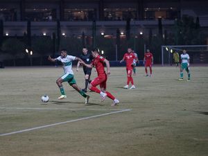 Timnas Indonesia Vs Afghanistan Tanpa Gol di Babak Pertama