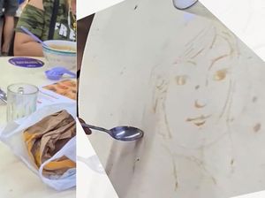 Keren! Kakek Ini Lukis Wajah Orang di Food Court Pakai Tumpahan Kopi Keren! Kakek Ini Lukis Wajah Orang di Food Court Pakai Tumpahan Kopi