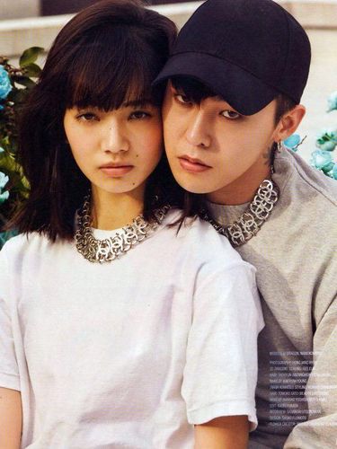 Nana Komatsu dan G-Dragon untuk majalah NYLON