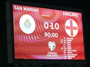 Inggris Menang 10-0, Ini Daftar Skor Terbesar di Kualifikasi PD 2022 Inggris Menang 10-0, Ini Daftar Skor Terbesar di Kualifikasi PD 2022