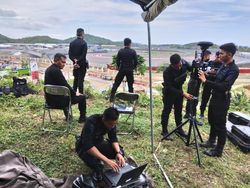Brimob Bakal Tindak Drone Ilegal Terbang di Area Sirkuit Mandalika