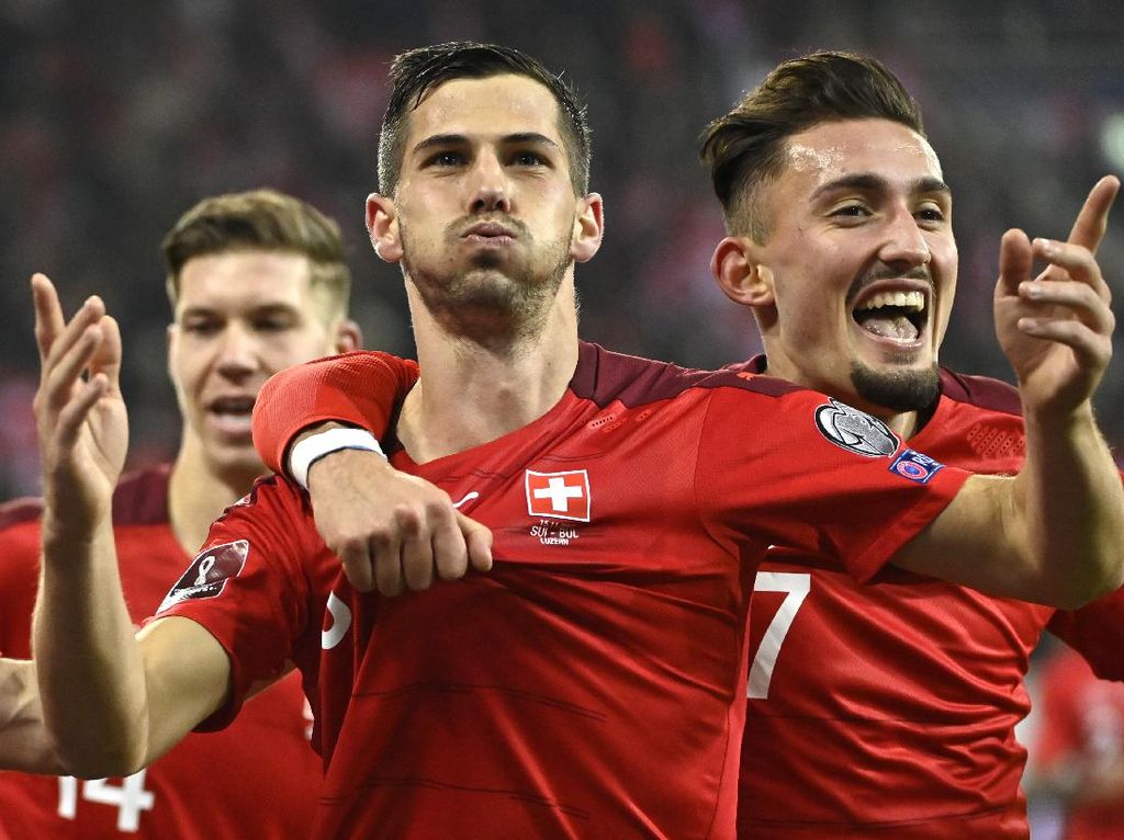 Swiss Vs Bulgaria: Menang 4-0, La Nati Melaju ke Piala Dunia 2022