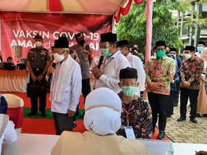 Tinjau Vaksinasi Ponpes di Aceh, Maruf Imbau Santri Ajak Ortu Divaksin