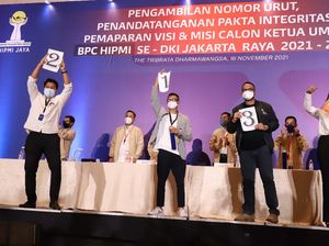 18 Calon Ketum Hipmi Jaya Siap Bersaing 18 Calon Ketum Hipmi Jaya Siap Bersaing