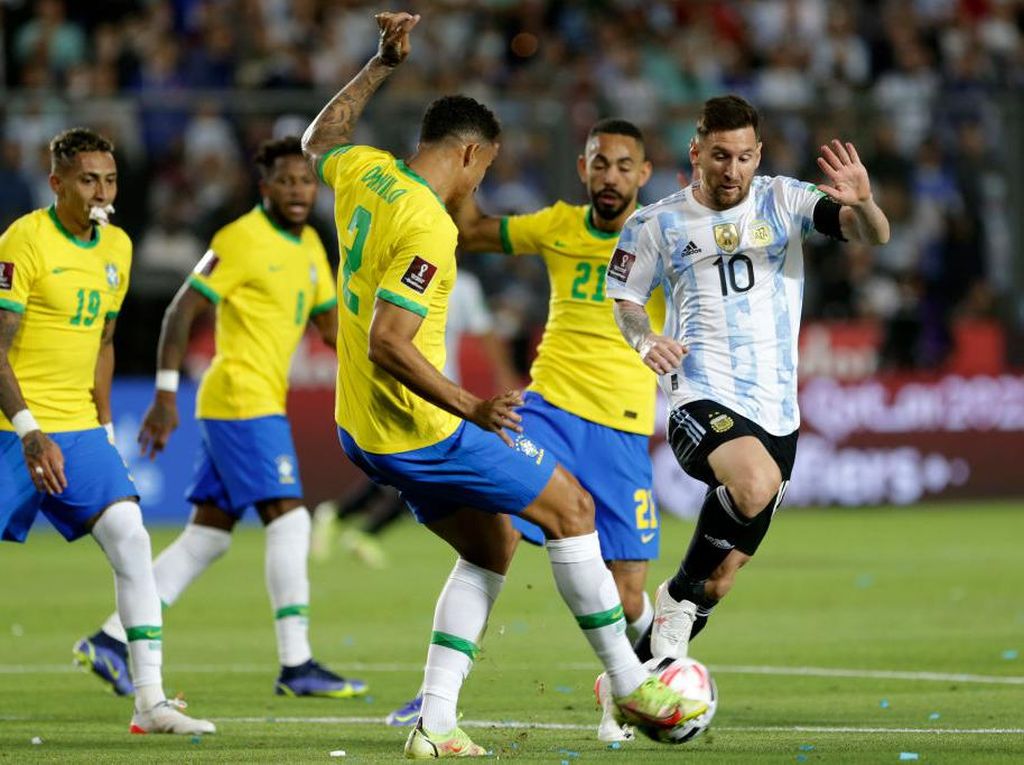 Kualifikasi Piala Dunia: Argentina Vs Brasil Tuntas 0-0