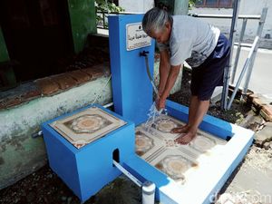 Asyik! Ada Tempat Cuci Tangan Gratis Buat Warga di Klaten