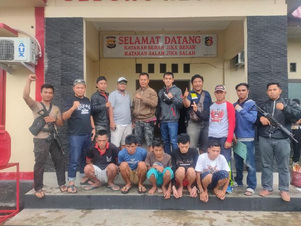 Tampang 5 Pria Pemerkosa 4 ABG Perempuan Kaur Bengkulu