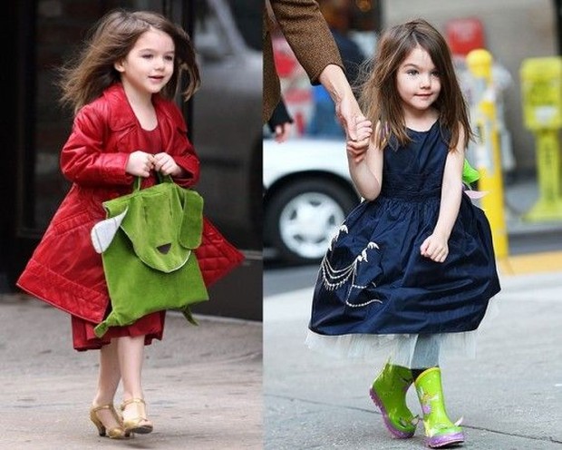 Foto: pinterest.com/Carol Tognon Suri Cruise semasa kecil/