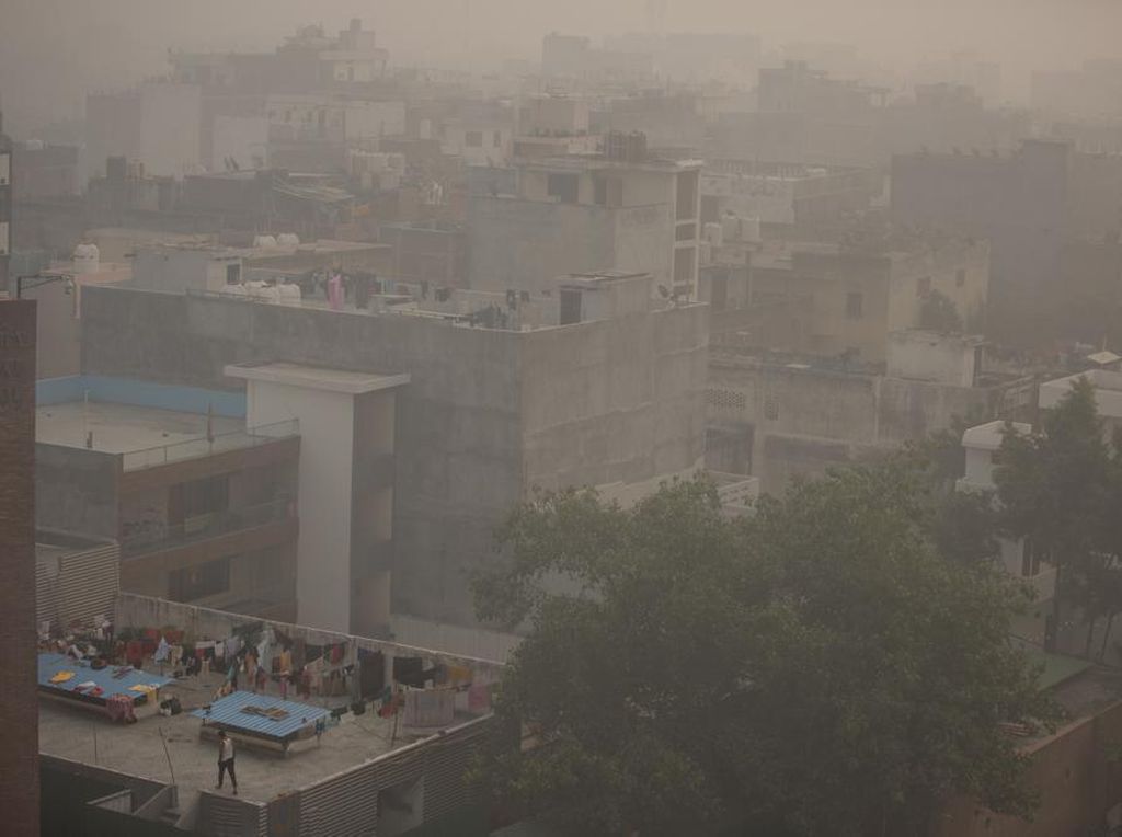 India Tutup Sekolah di New Delhi Gegara Kabut Asap