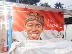 Polisi Usut Mural Jokowi Dipasang Dekat Toilet di Binjai Milenial Market