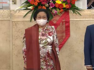 Megawati Hadiri Pelantikan Panglima TNI Andika-KSAD Dudung di Istana