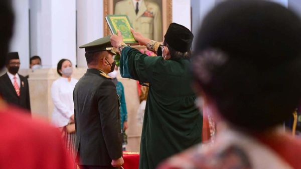 Melihat Prosesi Pelantikan Letjen Dudung Abdurachman Jadi KSAD