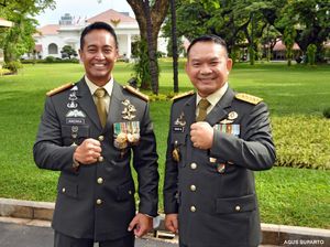 Panglima TNI Tepis Isu Tak Harmonis dengan KSAD Panglima TNI Tepis Isu Tak Harmonis dengan KSAD
