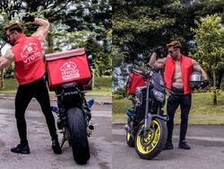 Wow! Kurir Pengantar Makanan Ini  Pria Tampan dan Bertubuh Kekar