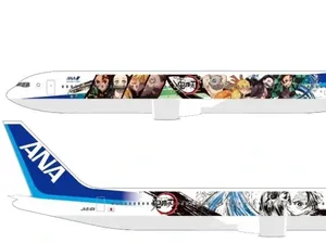 Pecinta Anime Pasti Senang, Ada Pesawat Bertema Demon Slayer Nih