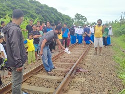 Dalam Sehari Dua Orang Tewas Tertabrak Kereta Api di Sidoarjo