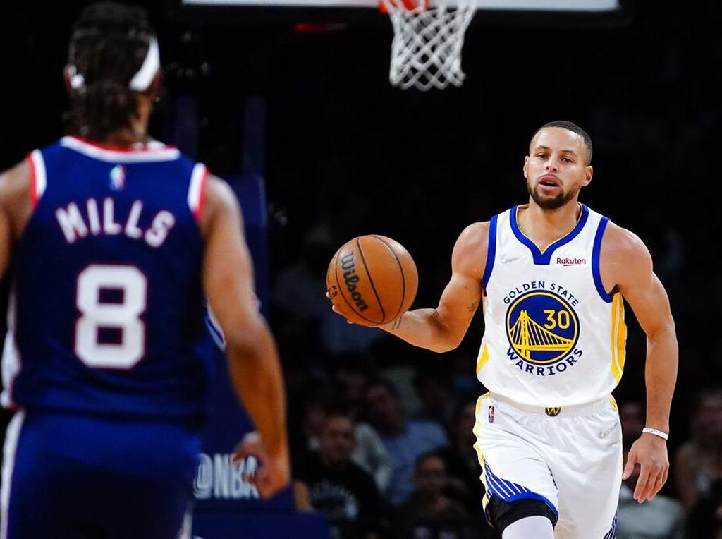 Hasil NBA Hari Ini: Curry 37 Poin, Warriors Tumbangkan Nets