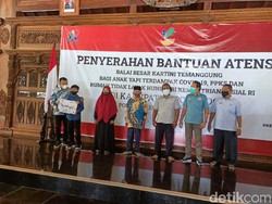 265 Anak Yatim Akibat COVID-19 di Ponorogo Terima Bantuan Kemensos