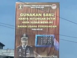 Viral Baliho Kemenkumham di Jambi Ajak Gunakan Sabu, Ini Maksudnya